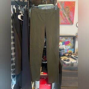 Quince Ultra stretch Ponte Straight Leg Pant in Olive